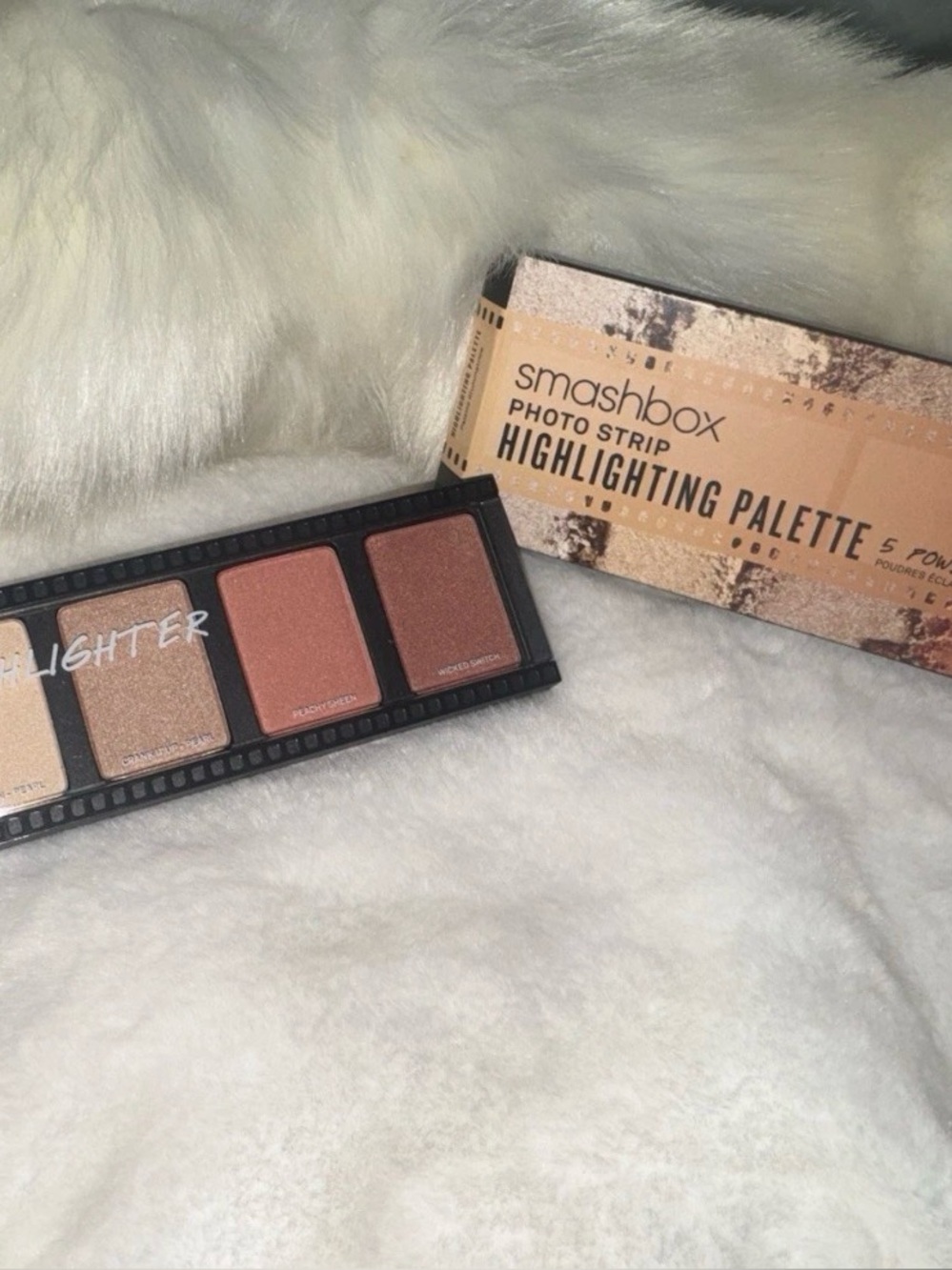 Smashbox photo strip highlighting palette 5 powder highlighters